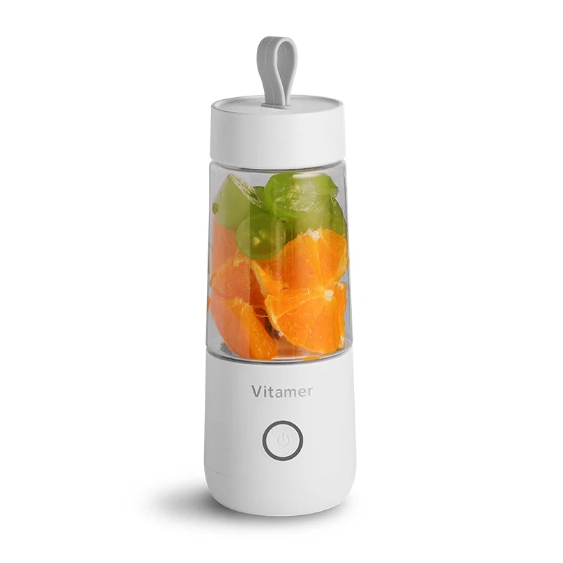 Hot Sale Usb Rechargeable Mini Blender Juicer Multipurpose Electric 350ml Magic Vitamer Juice Bottle Cup-4