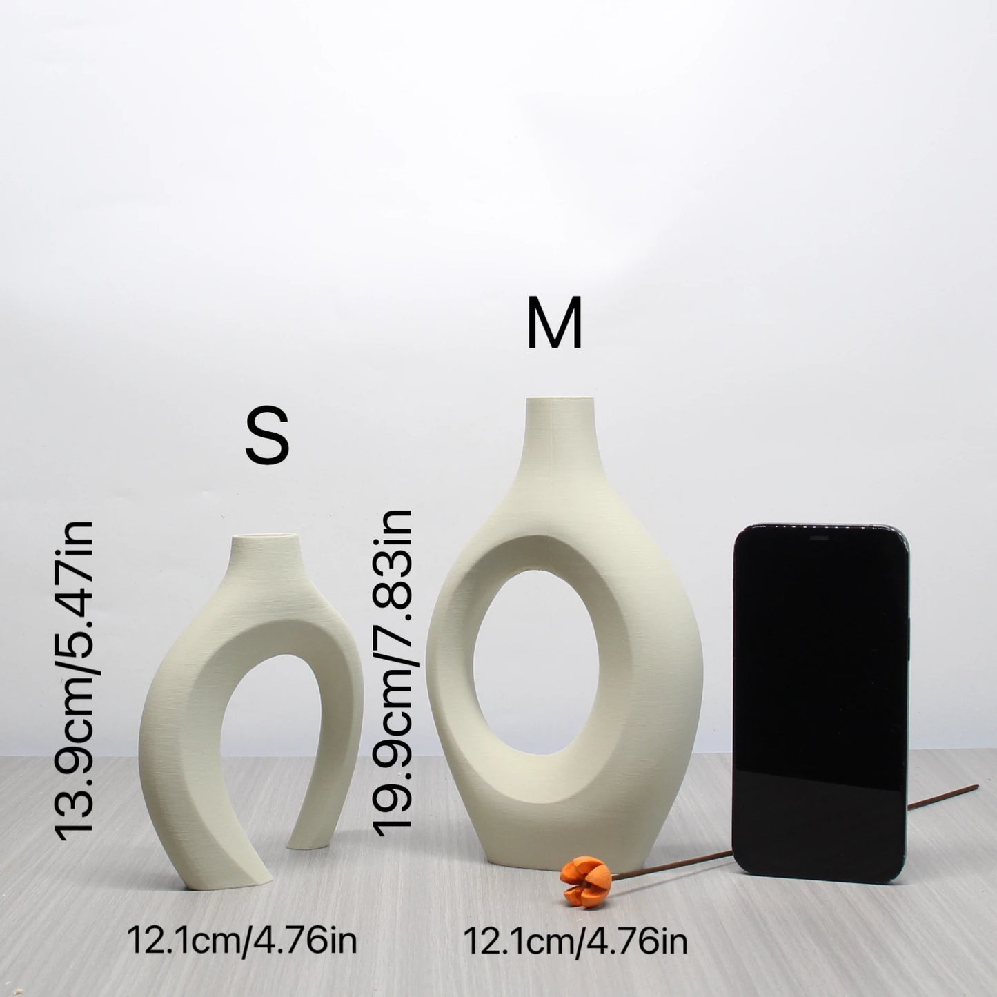 Set med vaser i bohemisk stil | Konstnärliga dekorationsvaser för hem & kontor