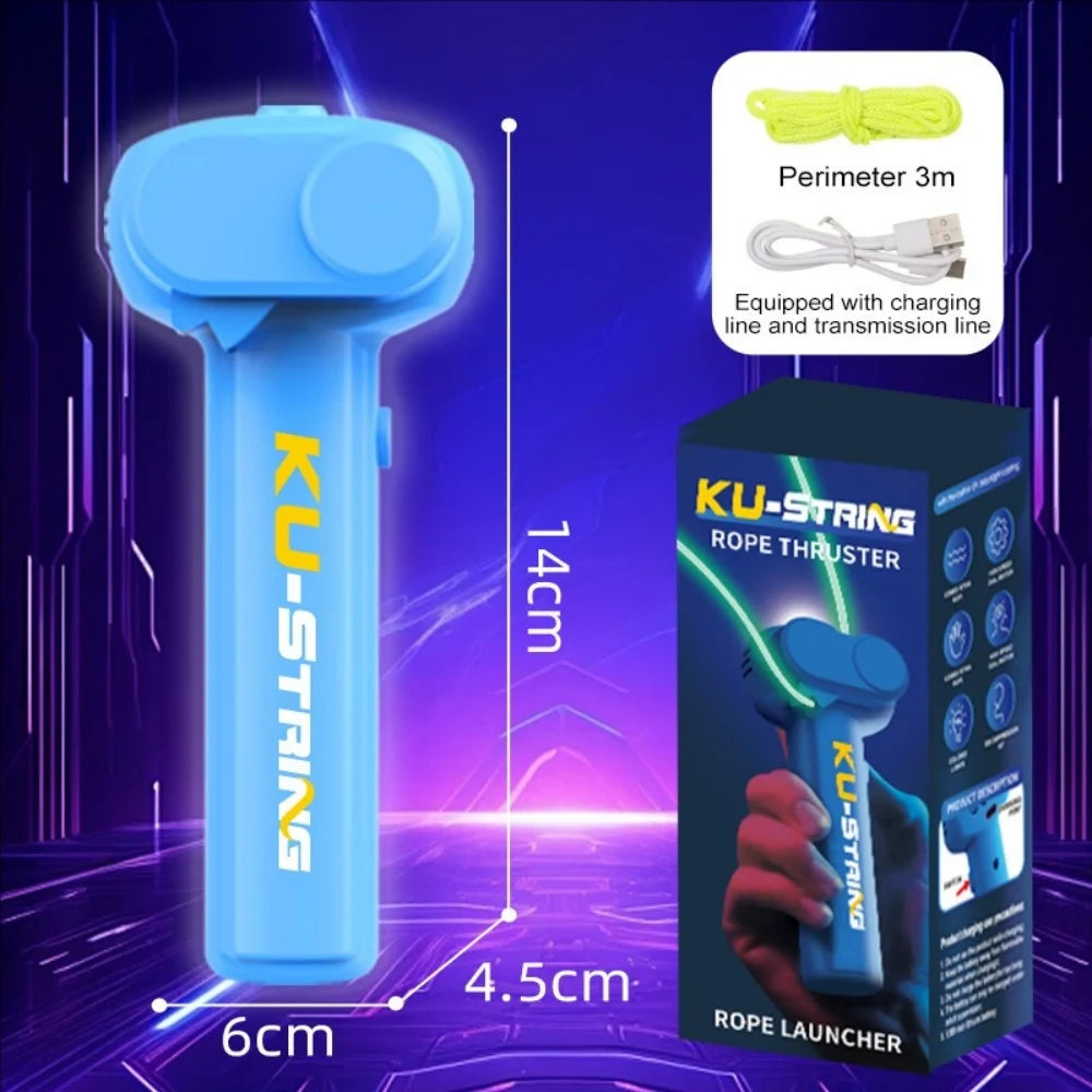 Självlysande Elektrisk Repkastare | Rolig Utomhusleksak för Barnen