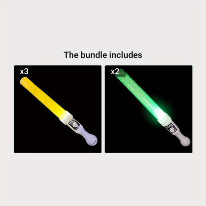 Ljusstavar - Lys upp natten | Flerfärgade LED-flashpinnar för fester, konserter & barer