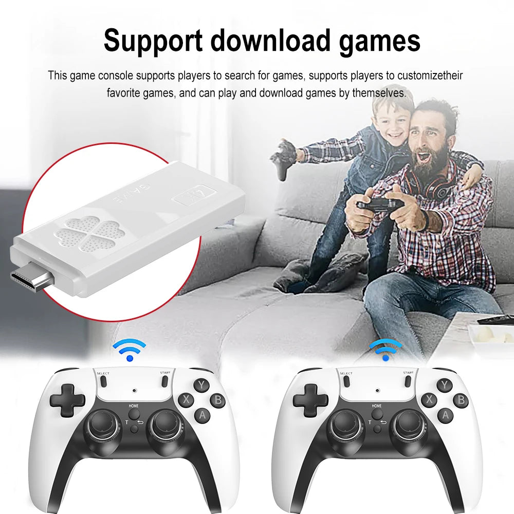 Topleo Video Game Console Classic Retro Portable HD 3500 10000 Games Mini Console 4k Game Stick-4