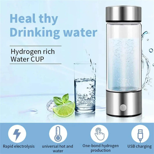 Best Selling Products 420ml USB Portable Hydrogen Water Generator Alkaline Maker Water Ionizer Bottle-1