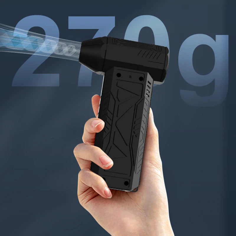 Wholesale 130000 RPM Air Duster Mini Turbo Jet Fan Mini Handheld Portable  Powerful Blower for Home and Car Cleaning-0