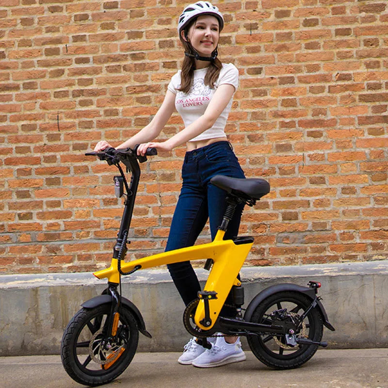 Hx H1 – 14" Hopfällbar Elcykel med Litiumbatteri - Testvinnande Elcykel-4