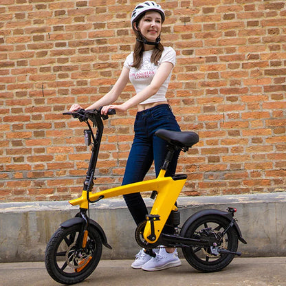 Hx H1 – 14" Hopfällbar Elcykel med Litiumbatteri - Testvinnande Elcykel-4