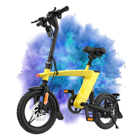 Hx H1 – 14" Hopfällbar Elcykel med Litiumbatteri - Testvinnande Elcykel-0