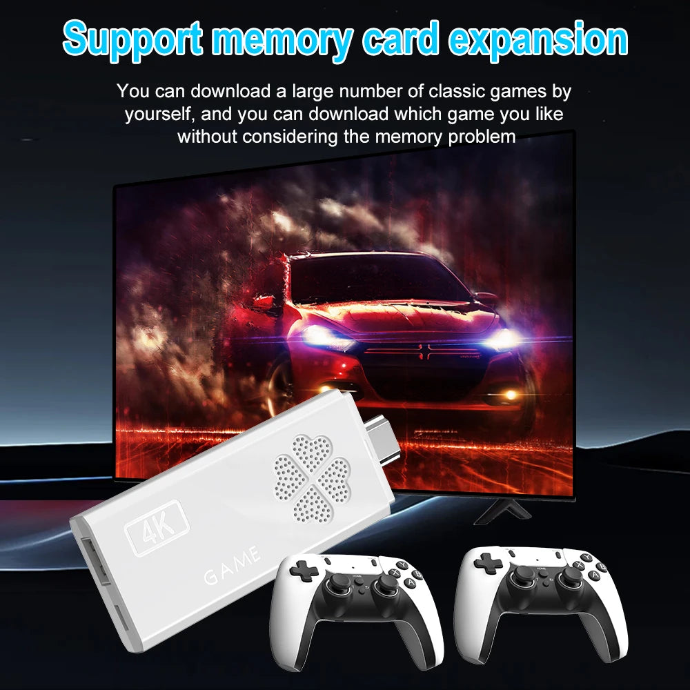 Topleo Video Game Console Classic Retro Portable HD 3500 10000 Games Mini Console 4k Game Stick-5