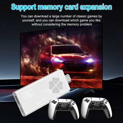 Topleo Video Game Console Classic Retro Portable HD 3500 10000 Games Mini Console 4k Game Stick-5
