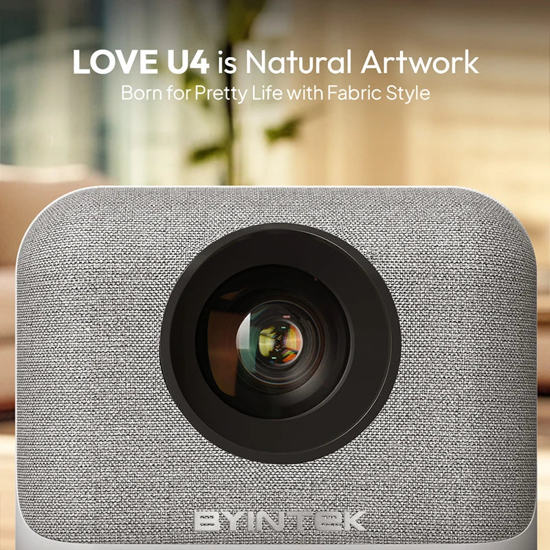 Byintek U4 Nordic Portabel Android Projektor med HD-upplösning, Auto-Fokus och Dubbla WiFi-band-2