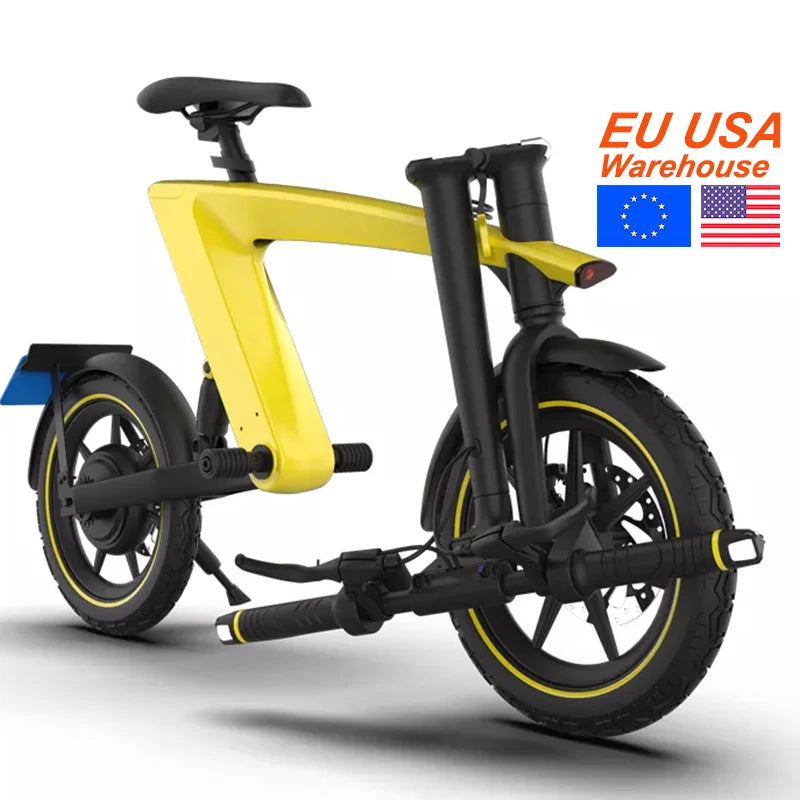 Hx H1 – 14" Hopfällbar Elcykel med Litiumbatteri - Testvinnande Elcykel-2