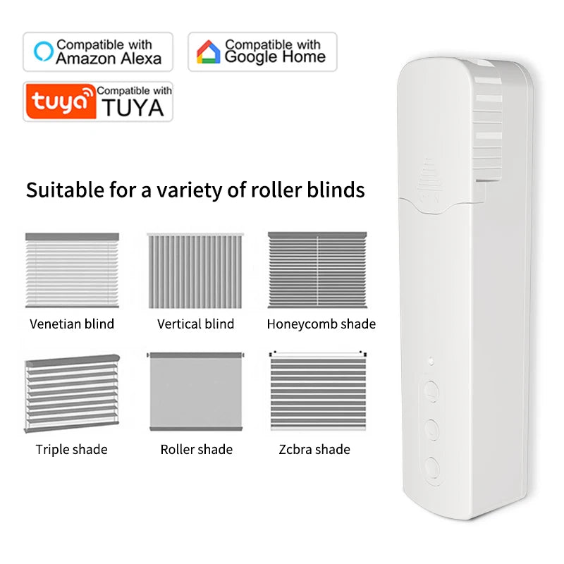 Tuya Smart Zigbee WiFi Gardinmotor för Rullgardiner-2