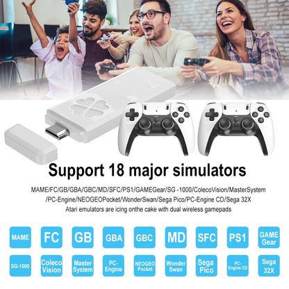Topleo Video Game Console Classic Retro Portable HD 3500 10000 Games Mini Console 4k Game Stick-3