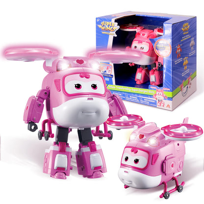 Super Wings – Transformerande Jett, Dizzy och Donnie flygplansrobotar | Actionfigurer för barn