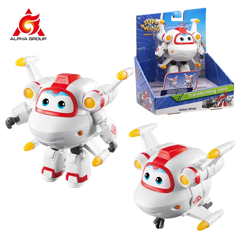 Super Wings – Transformerande Jett, Dizzy och Donnie flygplansrobotar | Actionfigurer för barn