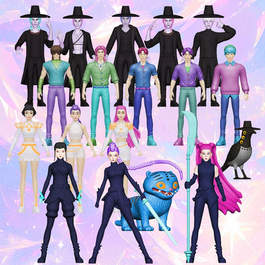 K-Pop Demon Hunters actionfigur | Rörlig anime-figur med cool design – ett måste för fans av anime & K-pop.