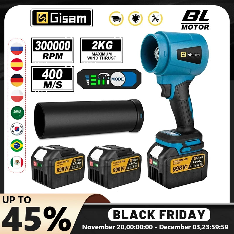 Gisam Turbo Blower | borstlös elektrisk turbobläser