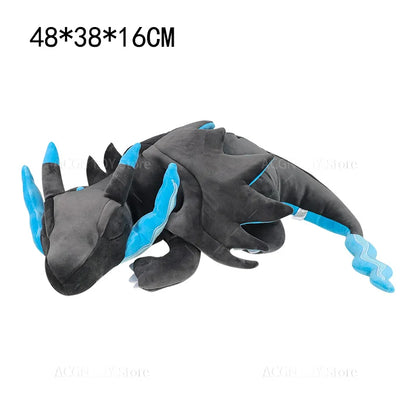 Mega Charizard X gosedjur | Stor Pokémon sovande mjuk plyschkudde