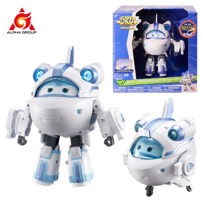 Super Wings – Transformerande Jett, Dizzy och Donnie flygplansrobotar | Actionfigurer för barn