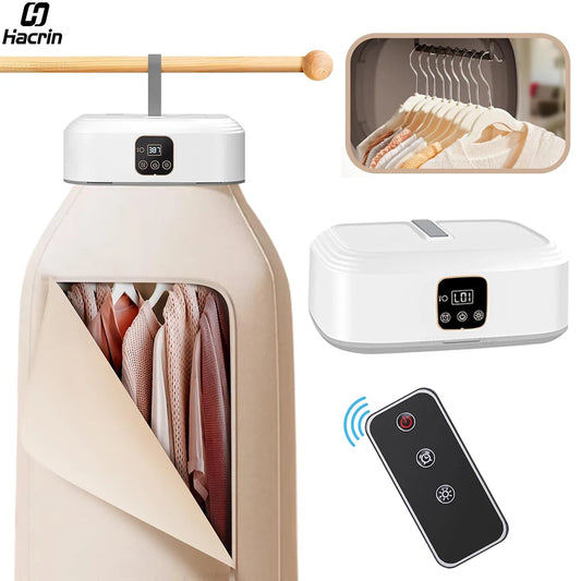 Portabel hopfällbar klädtork | Elektrisk torkbox med UV-sterilisering