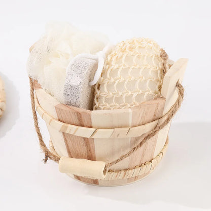 Spa-kit i trä med presentbox | Rengör, återfuktar & ger spa-känsla hemma.