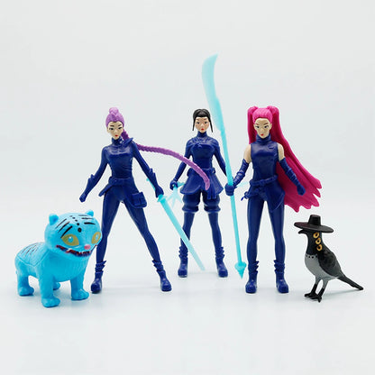 K-Pop Demon Hunters actionfigur | Rörlig anime-figur med cool design – ett måste för fans av anime & K-pop.