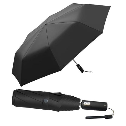 Foldable Rainproof Automatic Umbrella, 1 Count Ring Buckle Windproof Rainproof Reinforced Umbrella, Innovative Sun-Protection Folding Umbrella for Women, Pocket Umbrella, Suitable for Rainy Days Outdoor Travel, Innovative Household Items