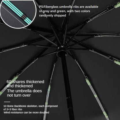 Foldable Rainproof Automatic Umbrella, 1 Count Ring Buckle Windproof Rainproof Reinforced Umbrella, Innovative Sun-Protection Folding Umbrella for Women, Pocket Umbrella, Suitable for Rainy Days Outdoor Travel, Innovative Household Items